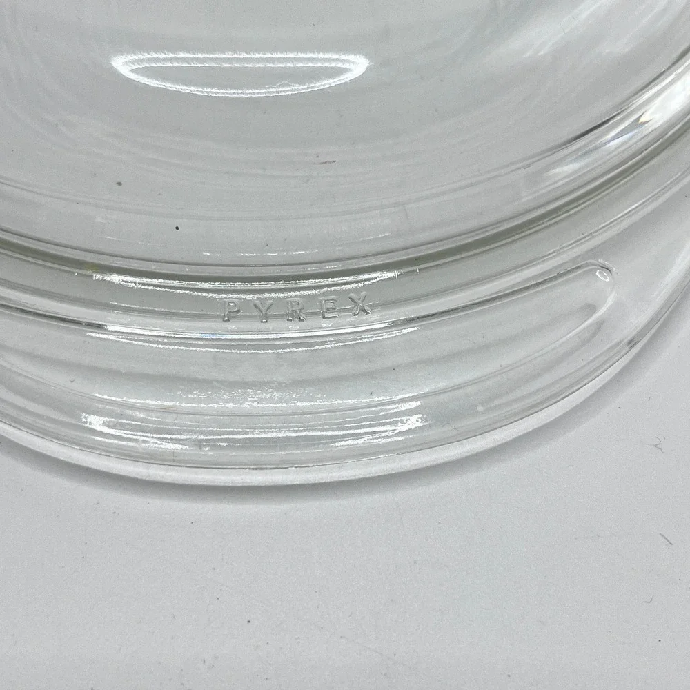 Pyrex Replacement Lid 682-C B-2 Clear Glass Round Casserole Cover with Handles